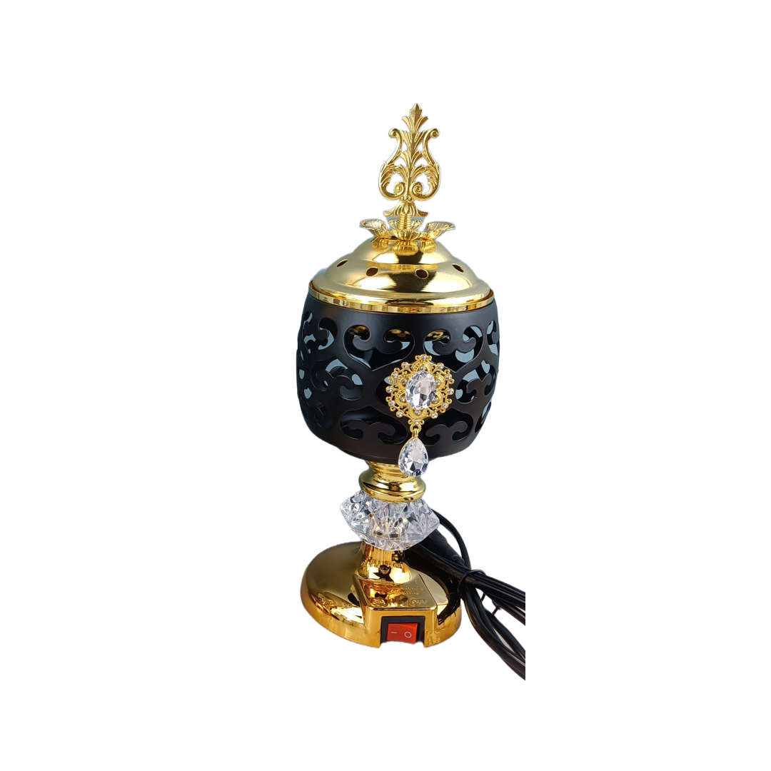 New metal pendant hollowed-out electric incense burner Middle Eastern craft electric incense burner Application Scenario