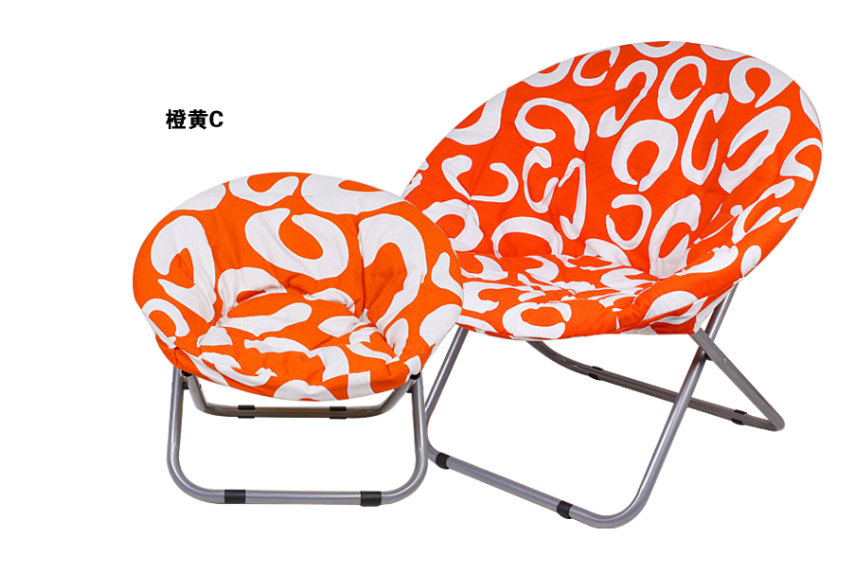 花布月亮椅伸缩大号月亮椅太阳椅可折叠便携式椅子办公室午休椅家具椅加棉椅沙滩椅详情8