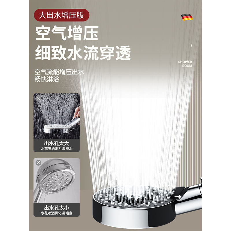 花洒、淋浴器及配件实物图