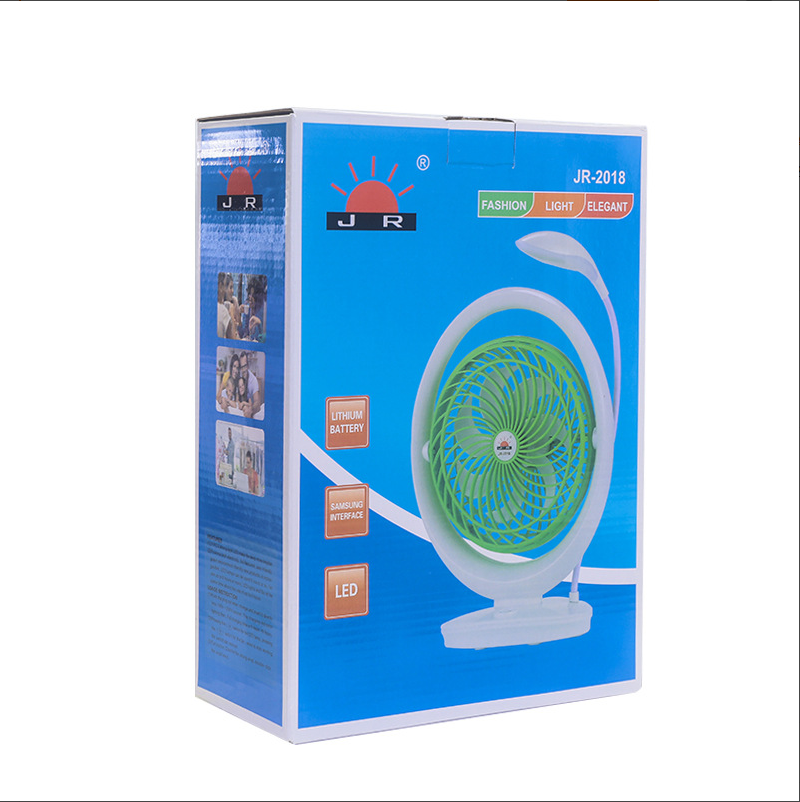 Charging, night light, electric fan, home, office, dormitory, desktop, strong wind force, mini usb small fan details Picture