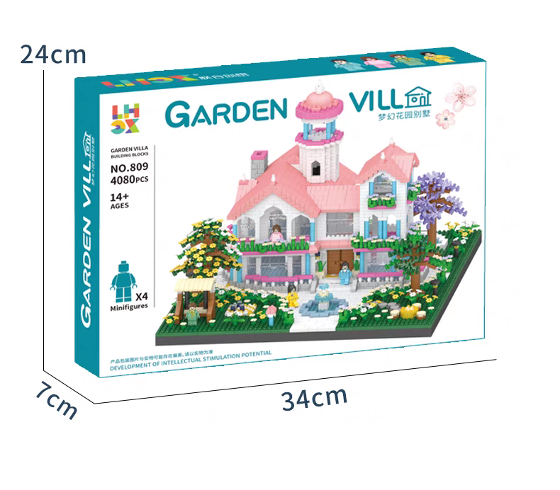 "United Imagination Building Block Girls Series High-Difficulty Building Block Disney Castle Construction Puzzle Toy Gift. detail image 7