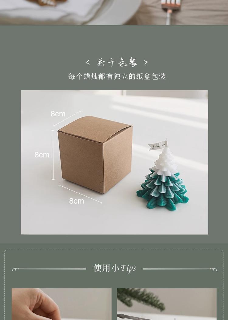 Christmas tree decorations, ornaments, gifts for female friends and best friends, Christmas tree shapes, scented candles, shooting props pic 4