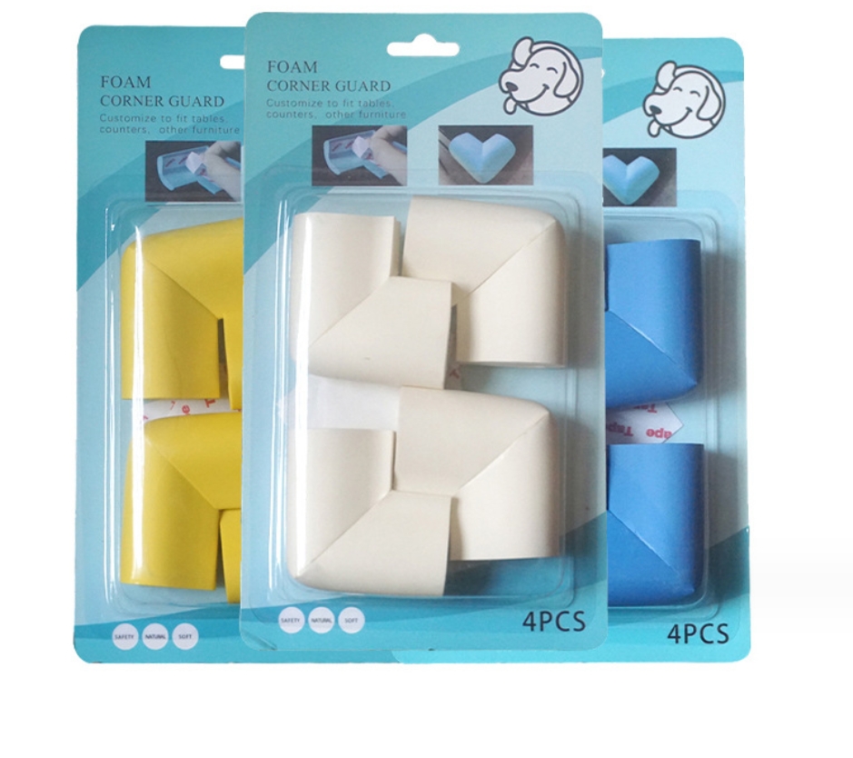 Blister card packaging U-shaped anti-collision Angle 4 special corner guard for coffee table glass table Kindergarten baby protection only for foreign trade export only for foreign trade export only for foreign trade export only for foreign trade export only for foreign trade export only