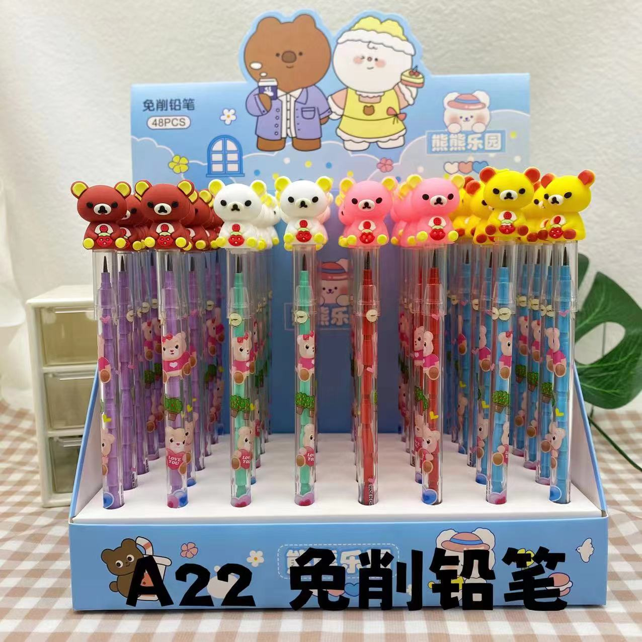 Creative cartoon Spider-Man Iron Man School supplies for elementary school students Pencil Free stationery for students