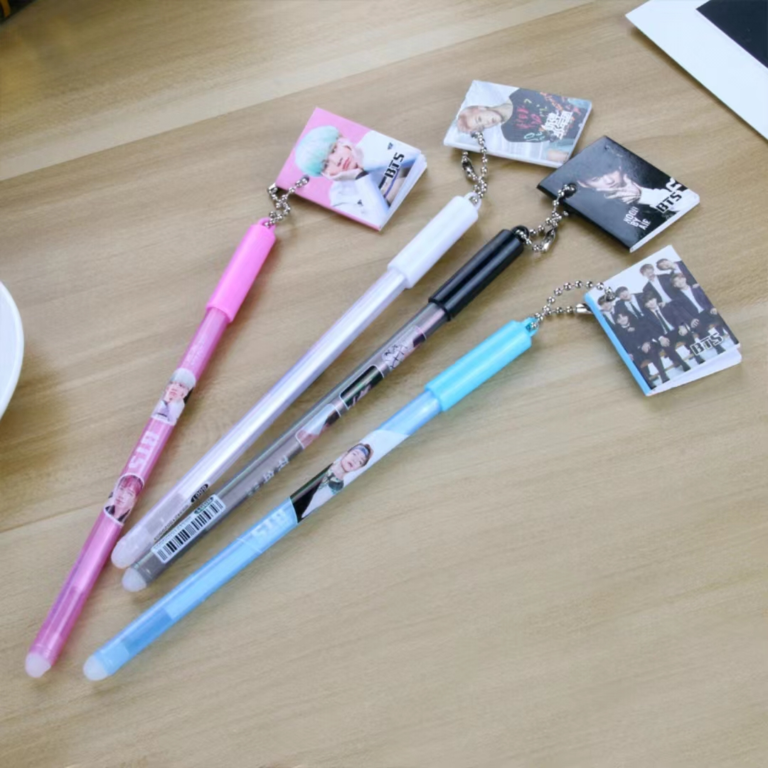 The BTS can erase a neutral pen
