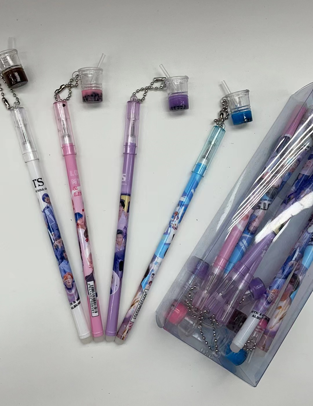 BTS pistol pendant can be rubbed with a neutral pen