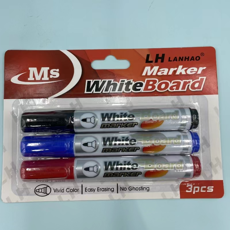 Three whiteboard marker set