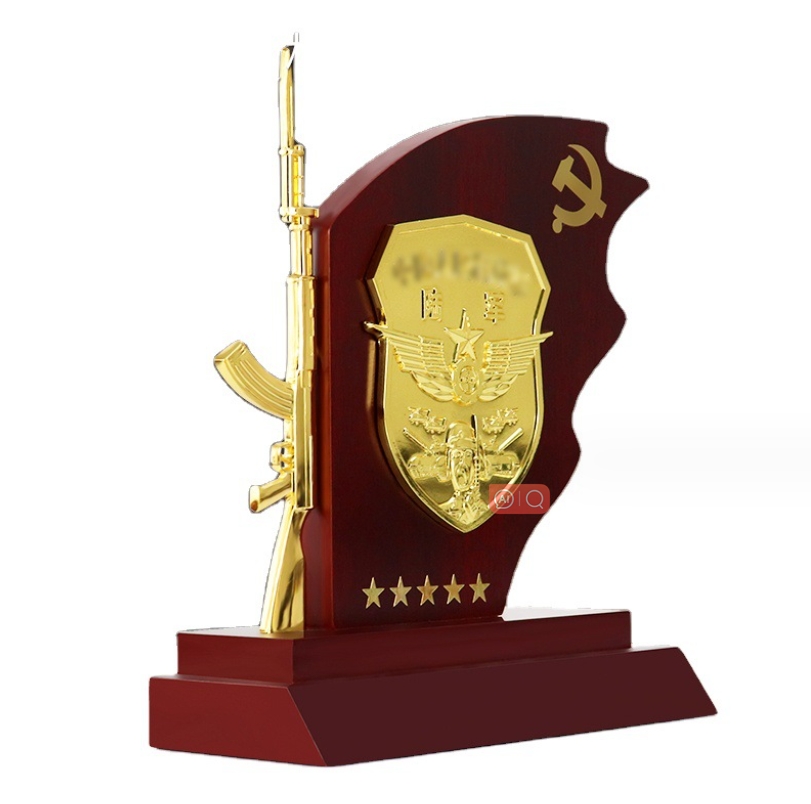 Small dudu XDCE-0089 Creative military veteran souvenir custom decoration engraved veterans to send comrades-in-arms party gifts customized Item Picture