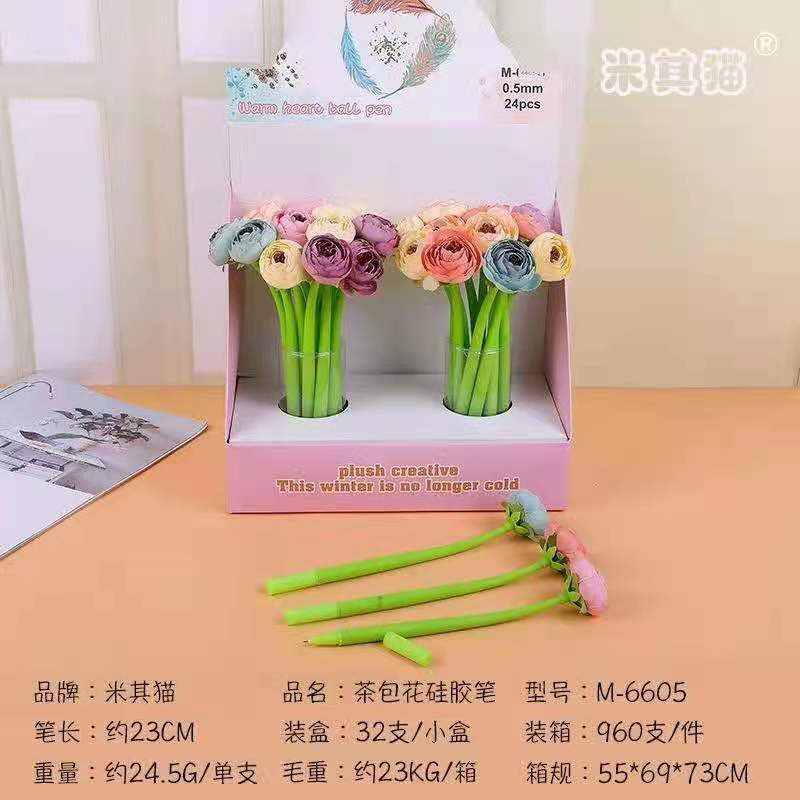 Flower-shaped silicone gel pen Application Scenario