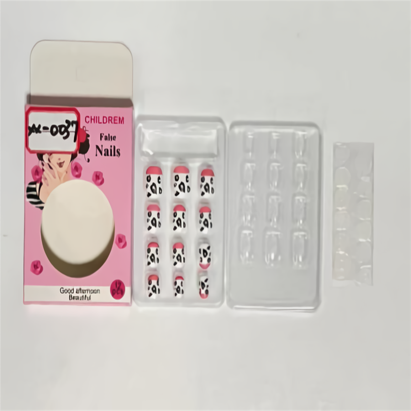 Xindu Culture Group glory produced XDXX-0037 cute dopamine funny expression three-dimensional nail sticker mouth strange relief nail stick stick adult powder wear nail nail nail nail nail details Picture