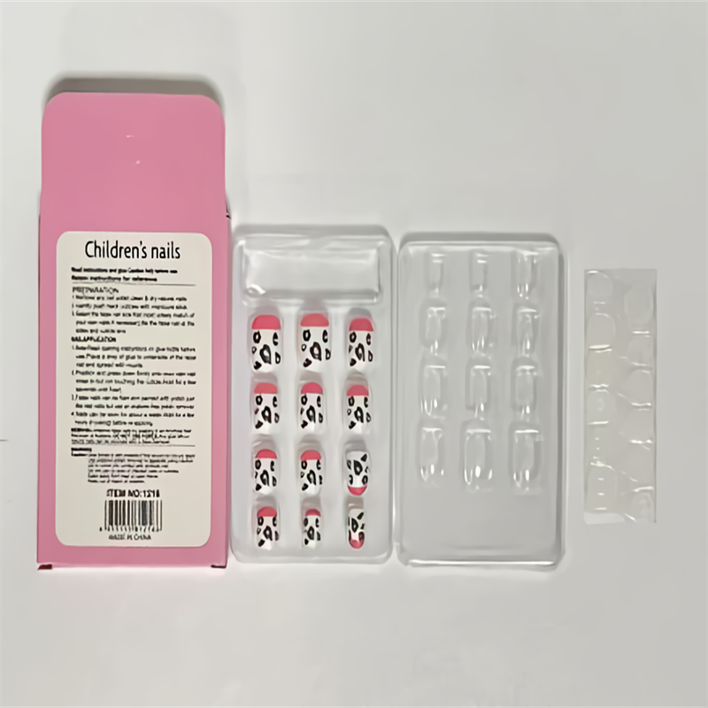 Xindu Culture Group glory produced XDXX-0037 cute dopamine funny expression three-dimensional nail sticker mouth strange relief nail stick stick adult powder wear nail nail nail nail nail Specification drawing