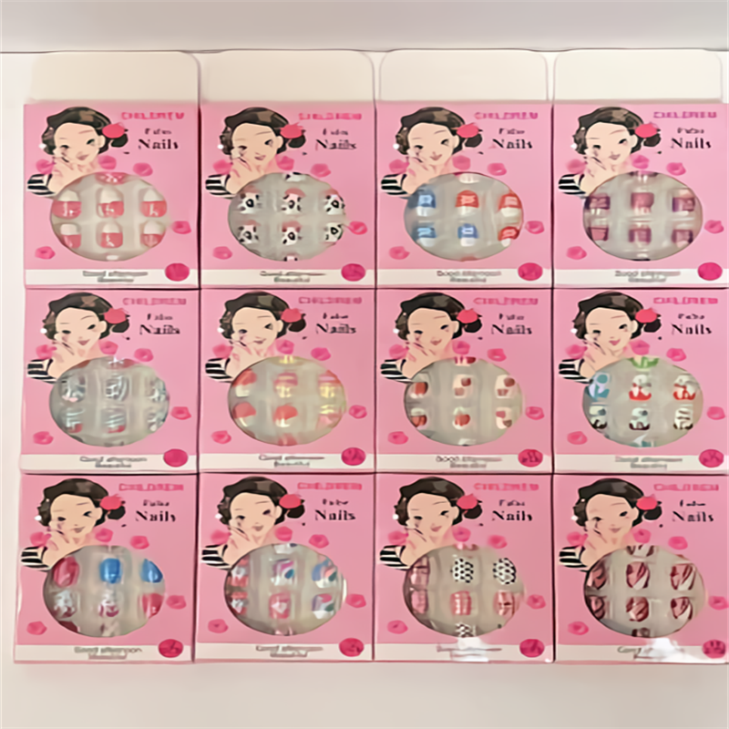 Xindu Culture Group glory produced XDXX-0037 cute dopamine funny expression three-dimensional nail sticker mouth strange relief nail stick stick adult powder wear nail nail nail nail nail Application Scenario