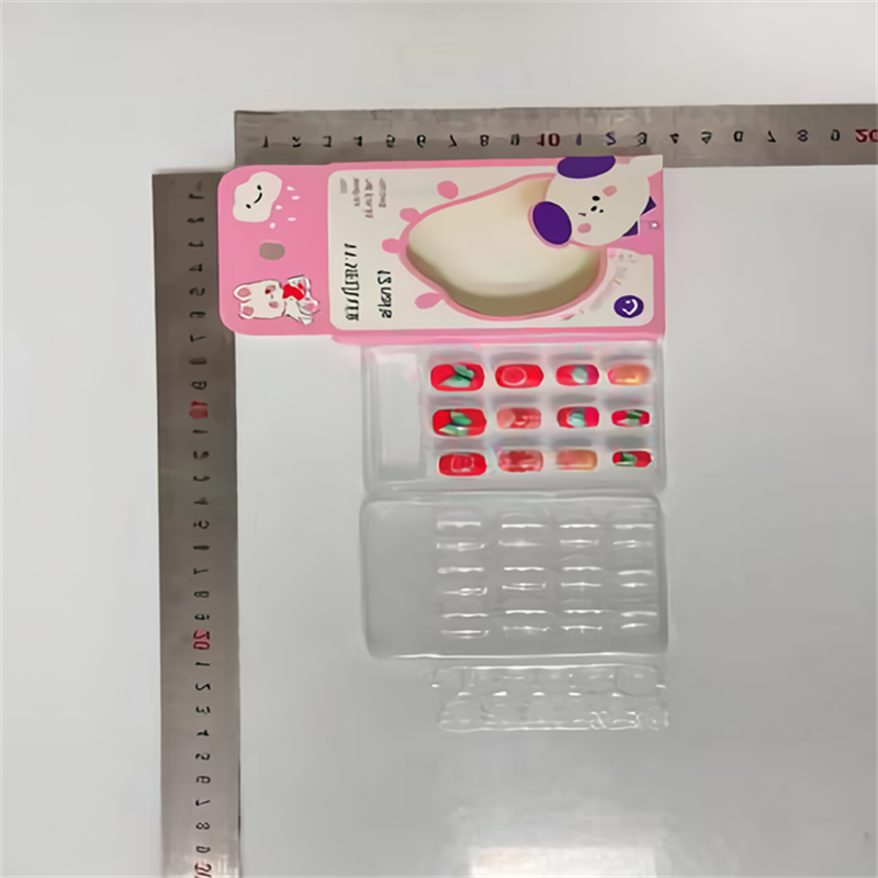 Xindeu Culture Group glory produced XDXX-0002 children's jewelry nail nails Summer Night sweetheart wear nails Love nail patch Gradient nail patch Gentle fake nail nail patch finished nails Item Picture