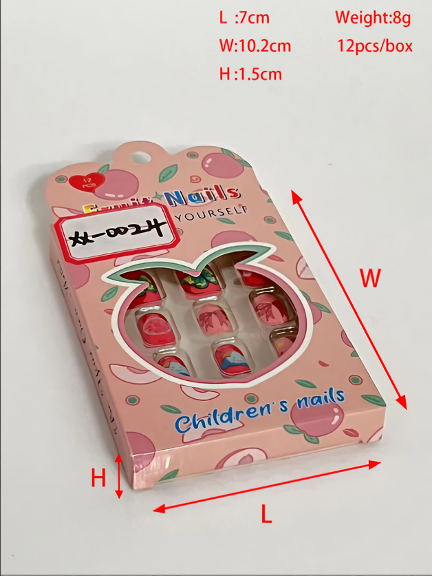 鑫都文化集团荣耀出品XDXX-0024日系卡通男孩5D美甲贴纸浮雕立体儿童DIY指甲装饰背胶贴儿童饰品美甲详情12