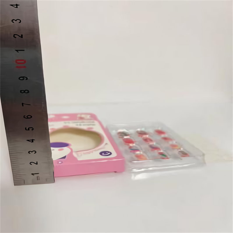 Xindeu Culture Group glory produced XDXX-0002 children's jewelry nail nails Summer Night sweetheart wear nails Love nail patch Gradient nail patch Gentle fake nail nail patch finished nails Application Scenario