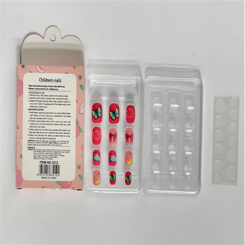 鑫都文化集团荣耀出品XDXX-0024日系卡通男孩5D美甲贴纸浮雕立体儿童DIY指甲装饰背胶贴儿童饰品美甲详情8