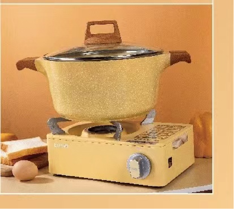 European stock pot medical stone non-stick die cast aluminum frying pan stock pot Specification drawing