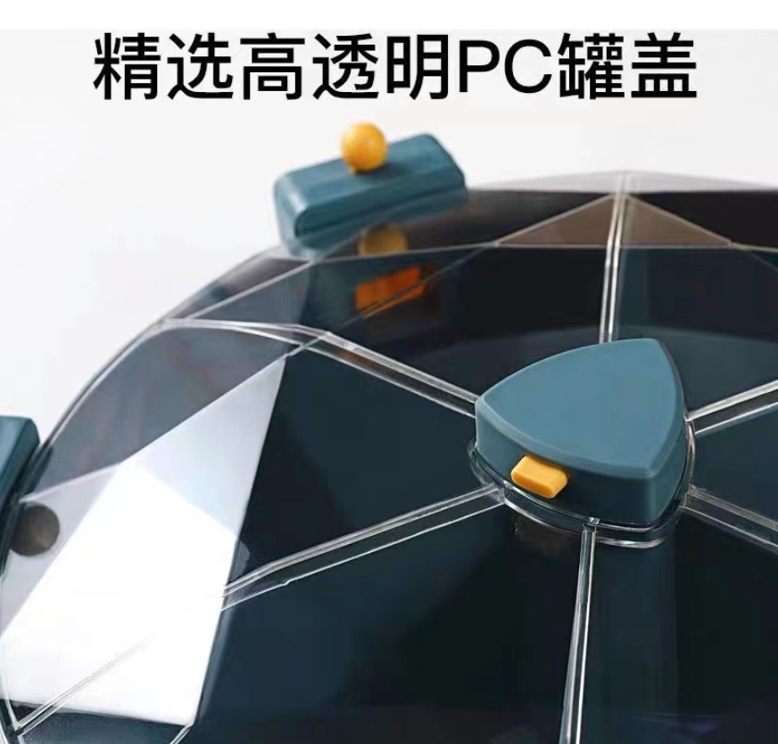 Rotating grain and miscellaneous grain tank Kitchen wall mounted storage tray Large capacity storage tank rice bucket insect and moisture proof Application Scenario