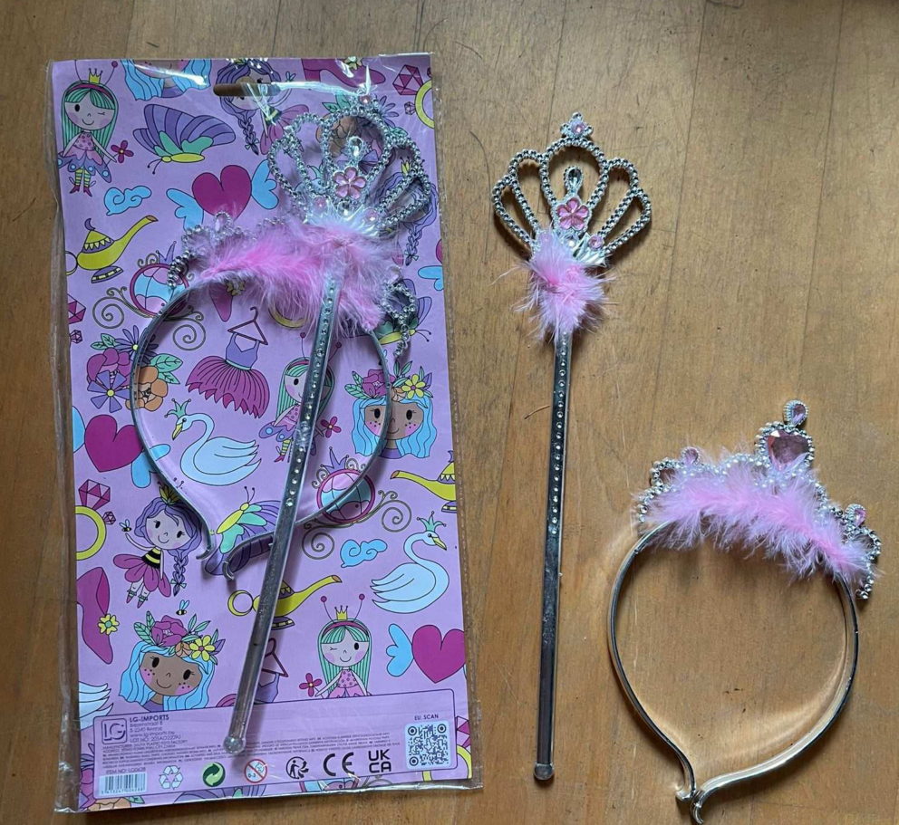 Holiday party, headdress set, Halloween, little princess, magic wand thumbnail
