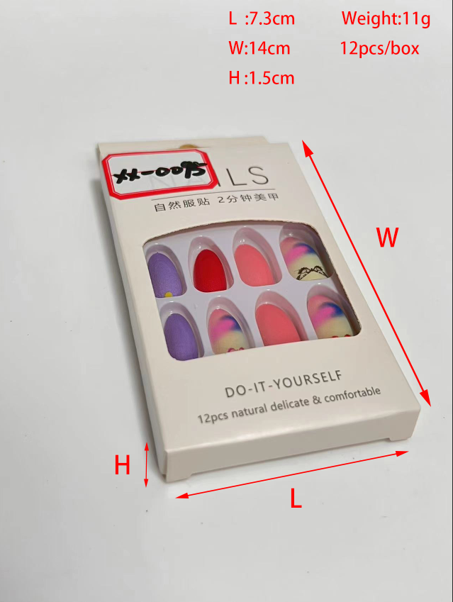 鑫都文化集团荣耀出品XDXX-0115定制穿戴甲定制假指甲甲片指甲片美甲片穿戴甲可拆卸假指甲片详情11