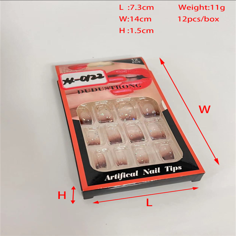 鑫都文化集团荣耀出品XDXX-0128小红书爆款手工穿戴甲甲片穿戴式指甲贴穿戴甲短款穿戴式指甲片详情10