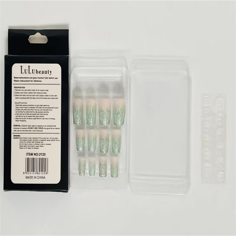 鑫都文化集团荣耀出品XDXX-0128小红书爆款手工穿戴甲甲片穿戴式指甲贴穿戴甲短款穿戴式指甲片详情8