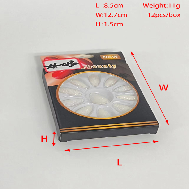 Soododo XDXX-0134 wear nail nail products hot sales new nail piece wear nail sticker set special fake nail wholesale jewelry nail nail Item Picture