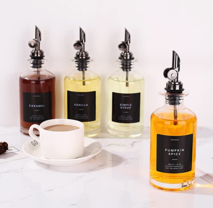 Glass self-controlled opening and closing oil control pot Specification image