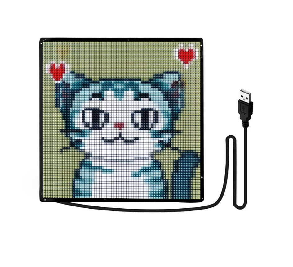 新款上市led显示屏 彩色蓝牙无线发送LED屏 可折弯滚动LED柔性屏