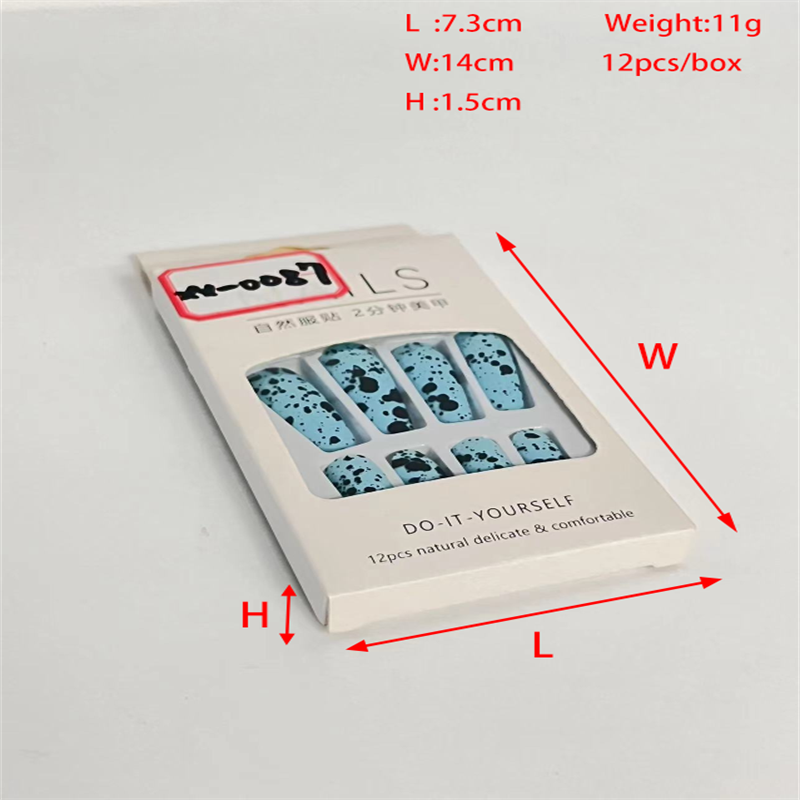 鑫都文化集团荣耀出品XDXX-0151穿戴甲甲片专用穿戴式贴片免刻磨超薄无痕假指甲美甲店延长甲成人散粉穿戴甲美甲详情10