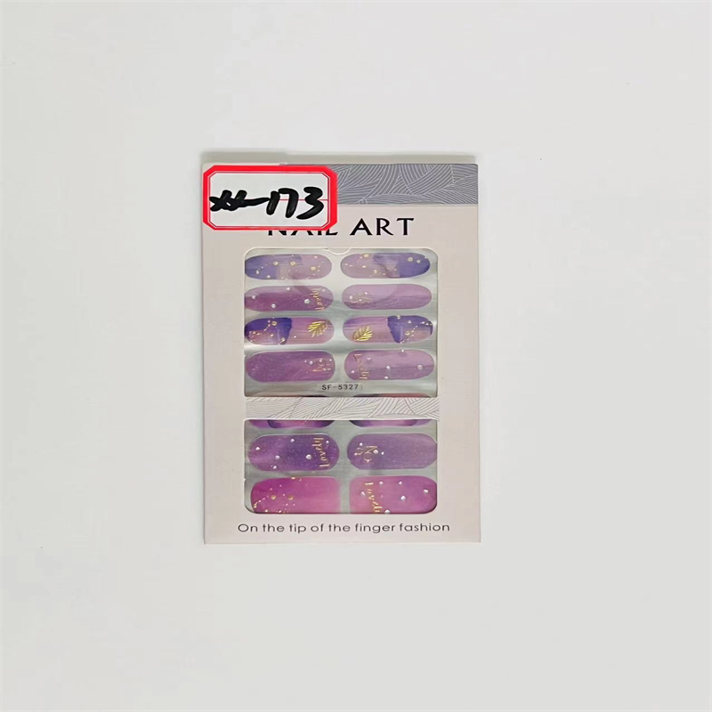 鑫都文化集团荣耀出品XDXX-0173新款跨境法式穿戴甲盒装假指甲美甲半成品磨砂全贴法式甲片详情5