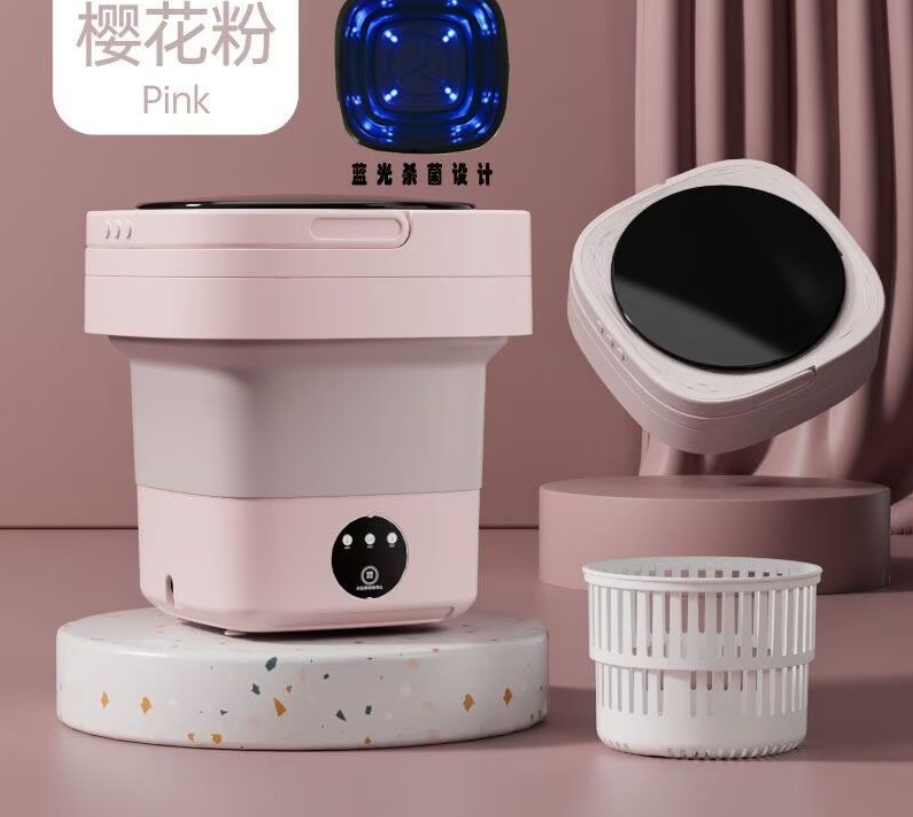 Folding washing machine 6.5L integrated washing and spinning mini small washing machine for baby underwear and underpants Specification image