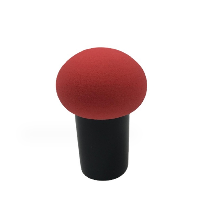 Wholesale mushroom powder puff with handle, makeup sponge foundation, mushroom head seal powder puff, beauty egg makeup tools Item Picture