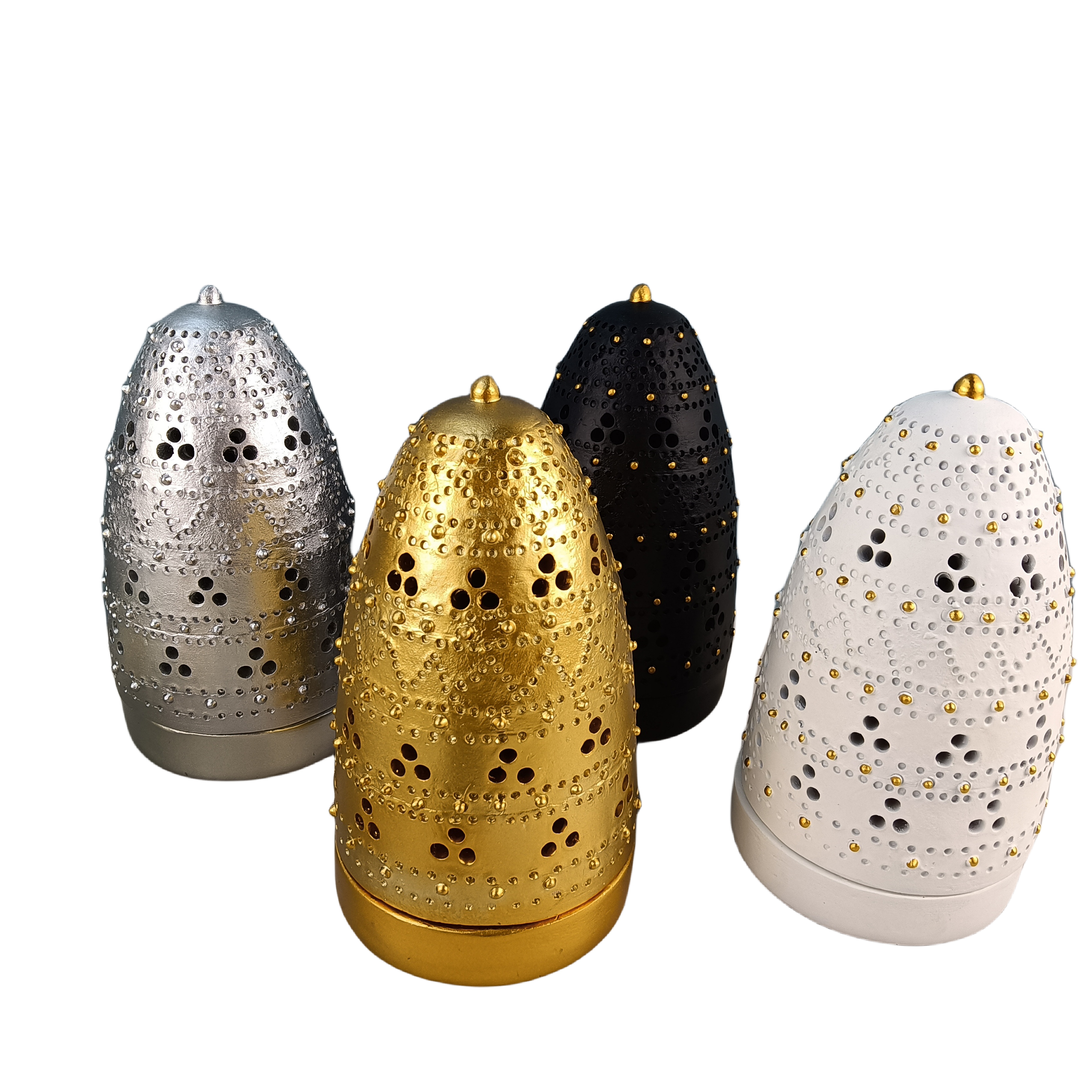 Cross-Border New Minimalist Creative Shape Design Sense Resin Middle East Charcoal Burner Muslim Home Decoration Craft Incense Burner Item Picture