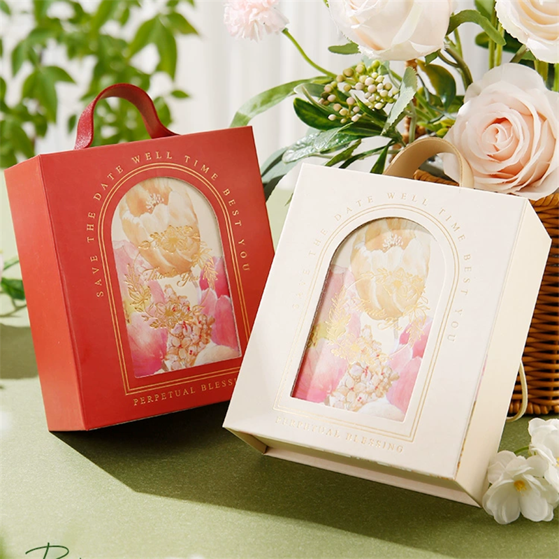 白色包装盒/伴手礼礼品盒/结婚礼盒/西苔/项链礼盒产品图