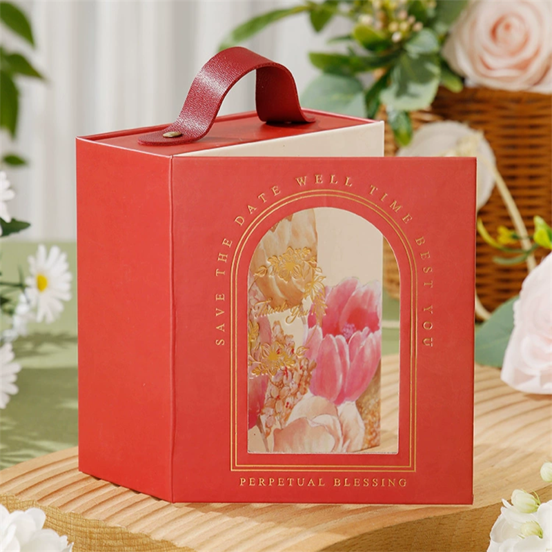 白色包装盒/伴手礼礼品盒/结婚礼盒/西苔/项链礼盒细节图