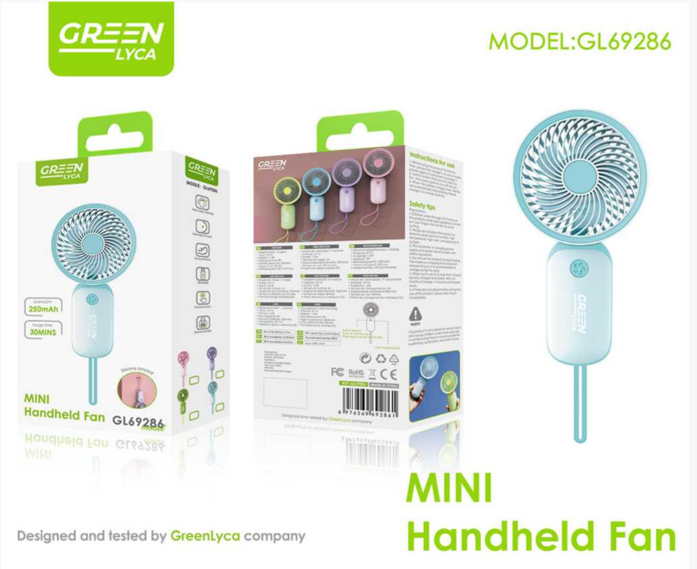 Greenline YM88151 pequeño ventilador