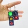 红绿灯钥匙扣 人行灯钥匙扣 发光挂件 创意 有趣挂件白底实物图