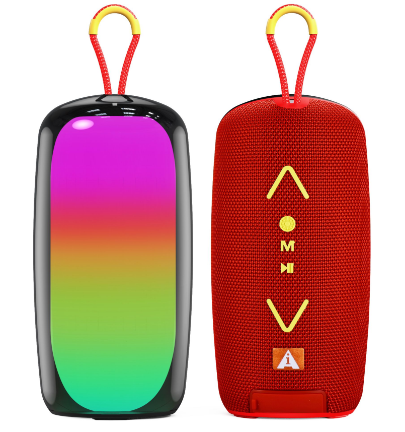 彩灯蓝牙音箱 氛围挂绳便携TWS无线重低音脉动蓝牙音响，户外移动以照明详情图3