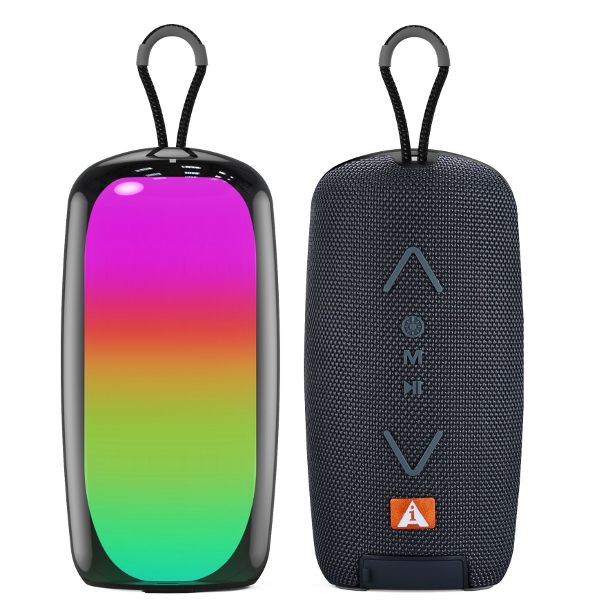 彩灯蓝牙音箱 氛围挂绳便携TWS无线重低音脉动蓝牙音响，户外移动以照明详情图6