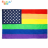 小嘟嘟XDLX-JF-PACK跨境供应亚马逊ebay90*150cm星星刺绣同性恋旗帜LGBT彩虹旗详情5