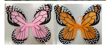 Holiday party, butterfly wings, angel wings, bee beetle wings, crafts, stage decorations, printed wings, spray painted wings, wing crafts