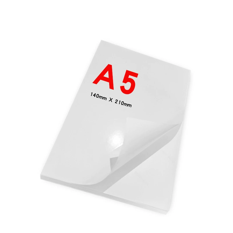 A4/ 150G Glossy Adhesive 50 Sheets Photo Paper Sticker Photo Paper High Gloss Adhesive Paper Item Picture