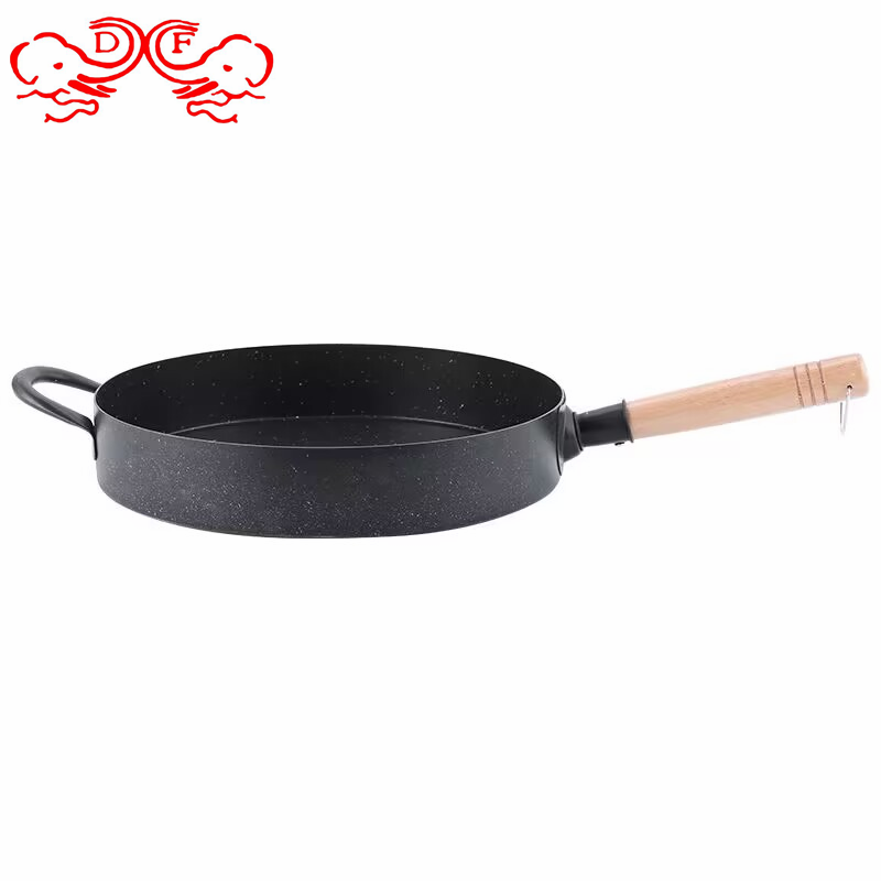 DF99118 non-stick pan, frying pan, wok, extra-thick, large-capacity, double-ear household universal DF TRADINGHOUSE