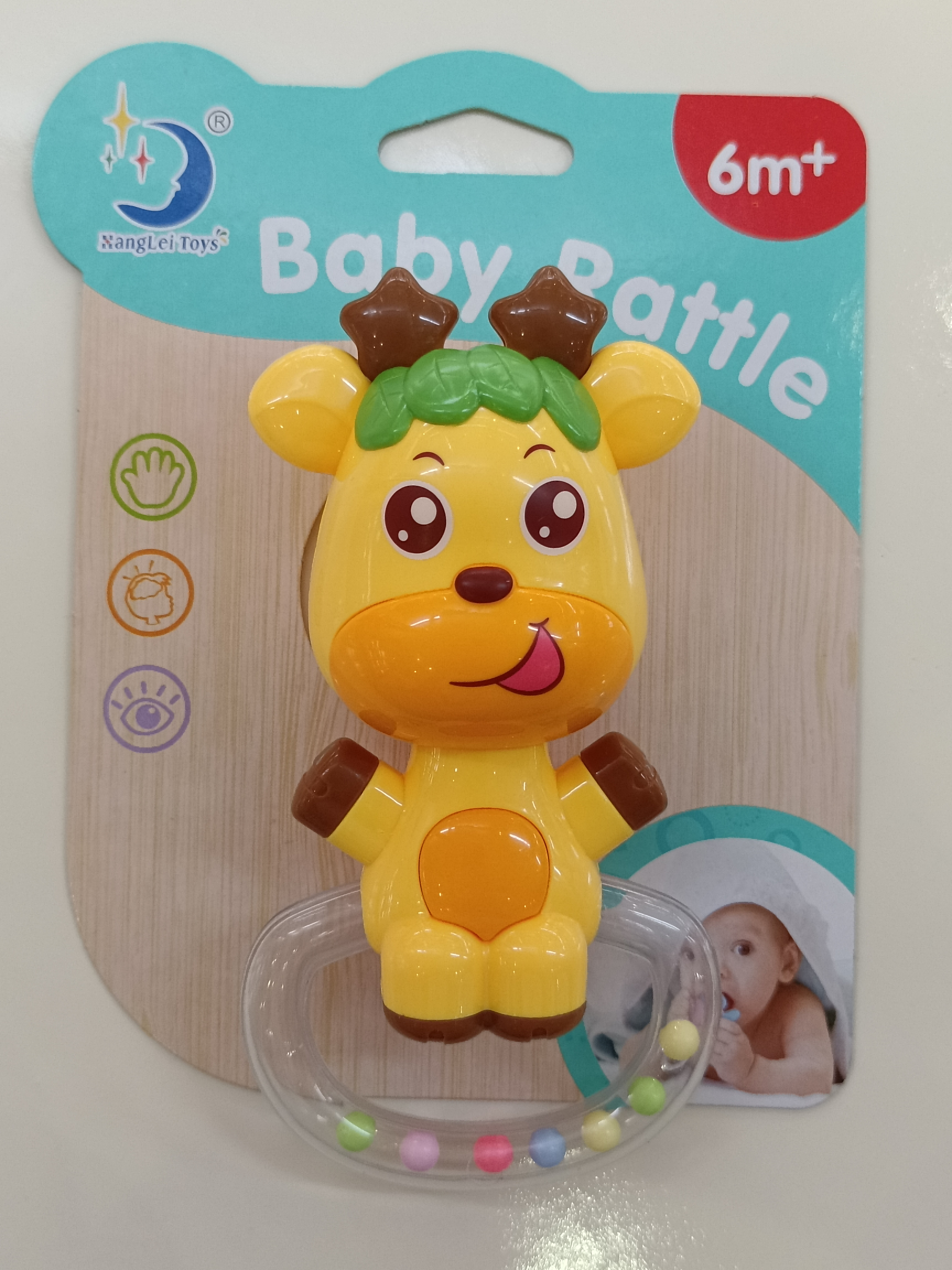 HL2022-42仿真立体动物饰品配件批发 diy奶油胶挂件微景观摆件批发手把摇铃玩具