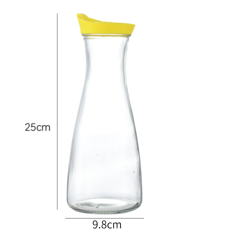 Glass Yogurt Bottle Milk Bottle 1000ml sealed glass bottle with lid large capacity Brazilian baby bottle