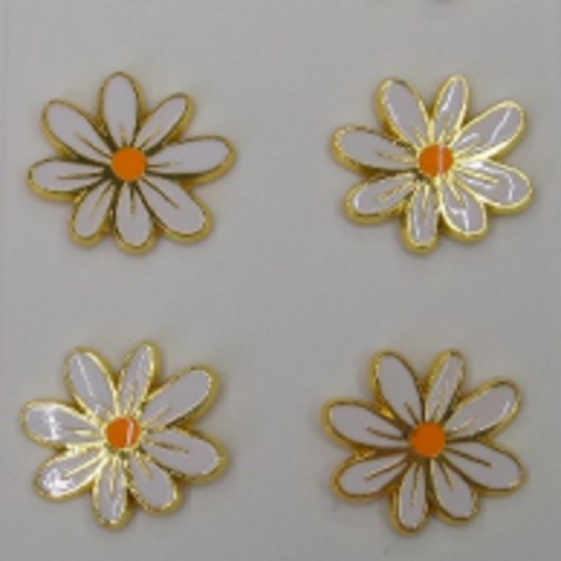 YL038-CNX018韩国新款小清新森女百搭花朵耳钉925银针雏菊甜美耳环女2023新款