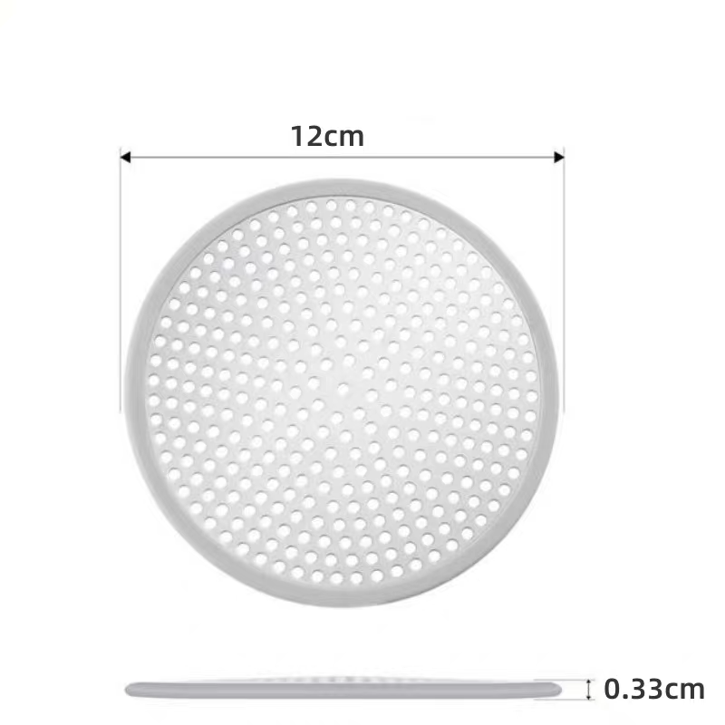 毛发过滤器 地漏毛发过滤网片  地漏过滤片 不锈钢304地漏白底实物图