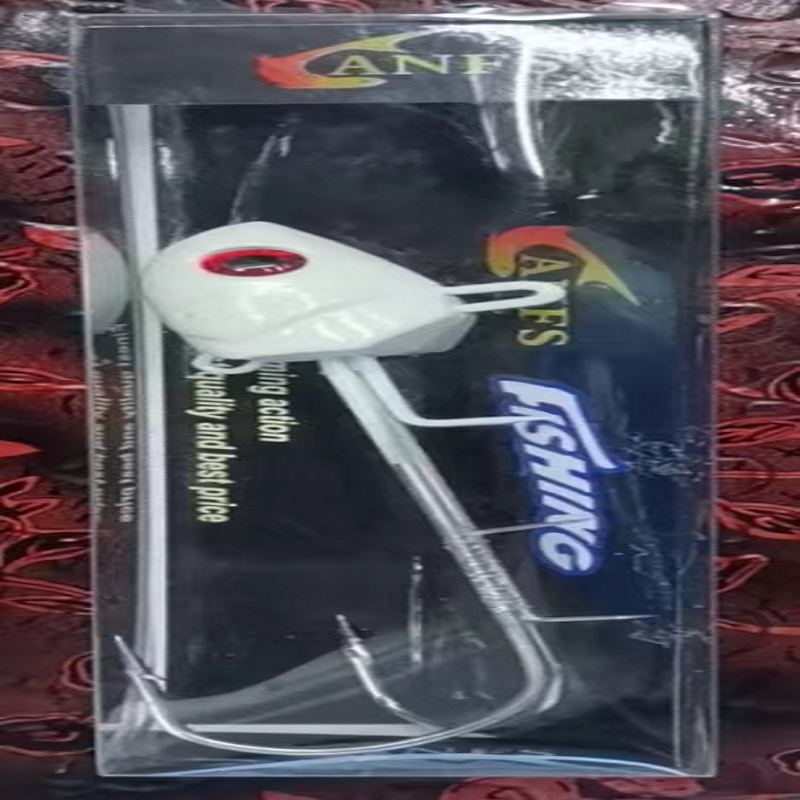 YL058-YA010 New anti-hanging bottom Ned lead head hook Luya fish hook soft bait Mandarin fish micro strengthen blood tank fish hook wholesale full figure