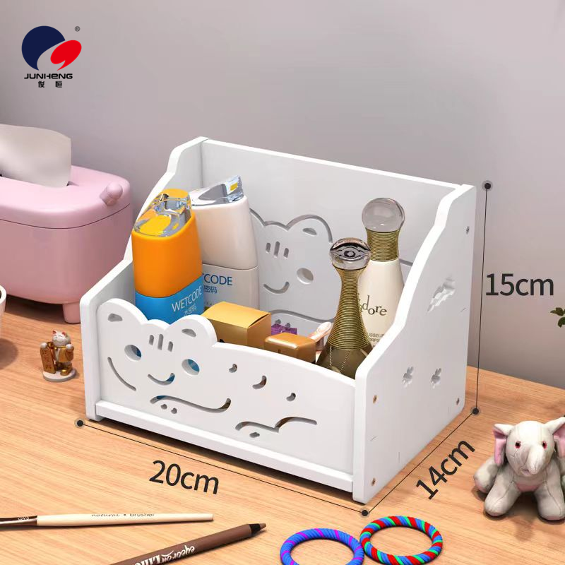 Makeup mirror desktop storage box, student dormitory multi-layer makeup mirror with drawer, ins high appearance level storage belt mirror details Picture